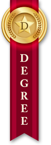 Doctorate Degree Ribbon Dark Red